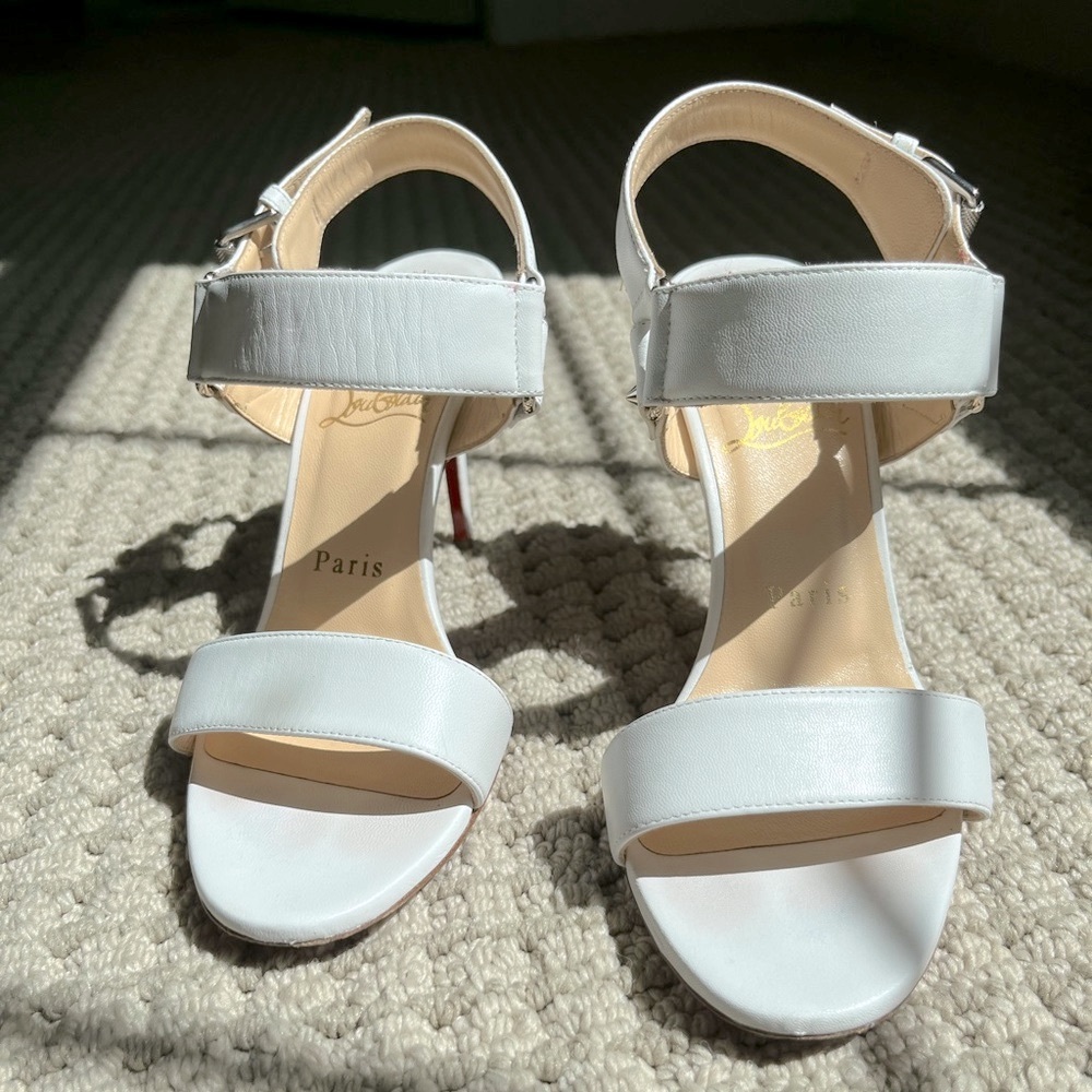 Christian Louboutin 85mm Heels White EU 36